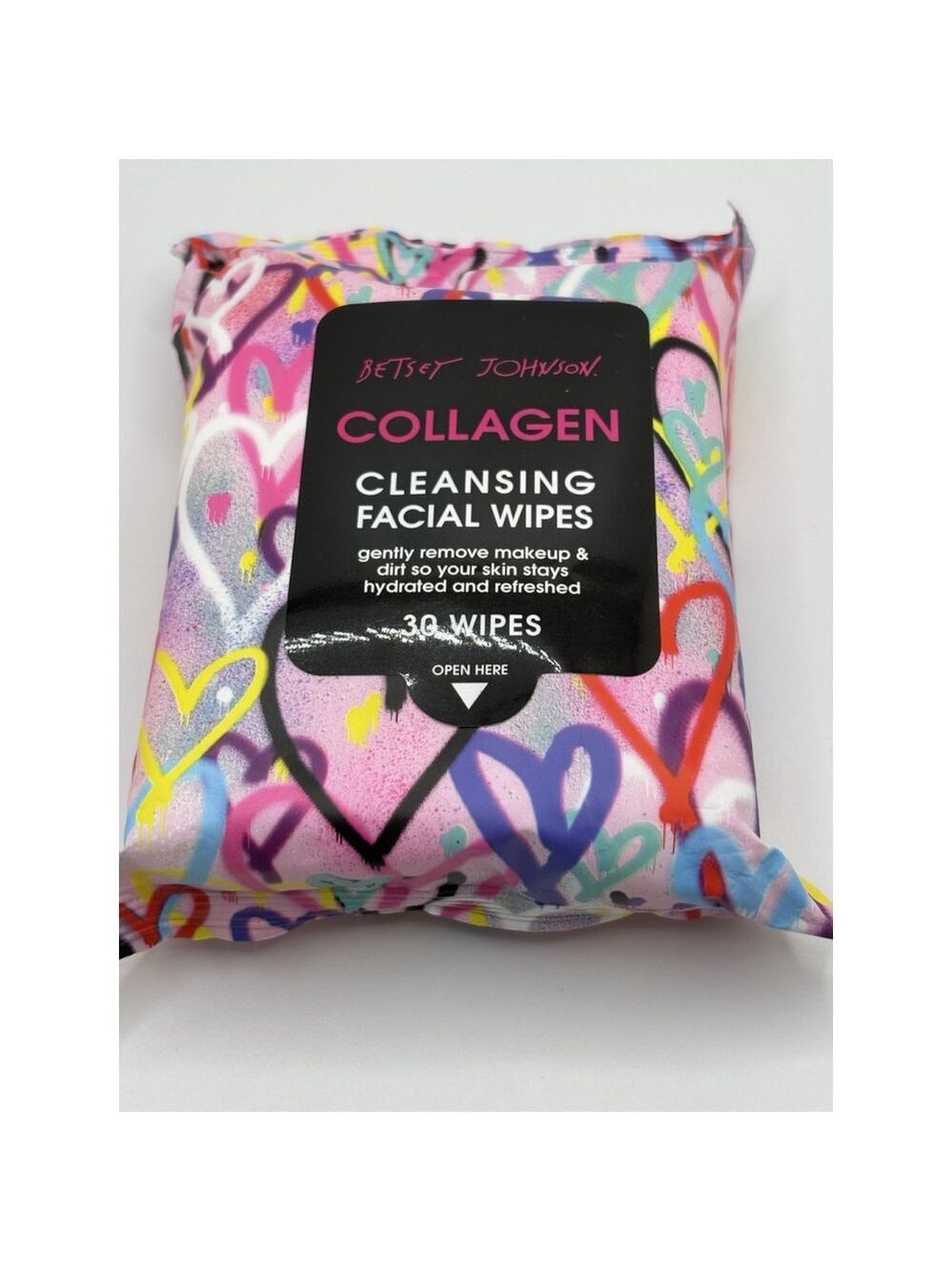 Betsey Johnson Collagen Cleansing Face Wipes 30 Count